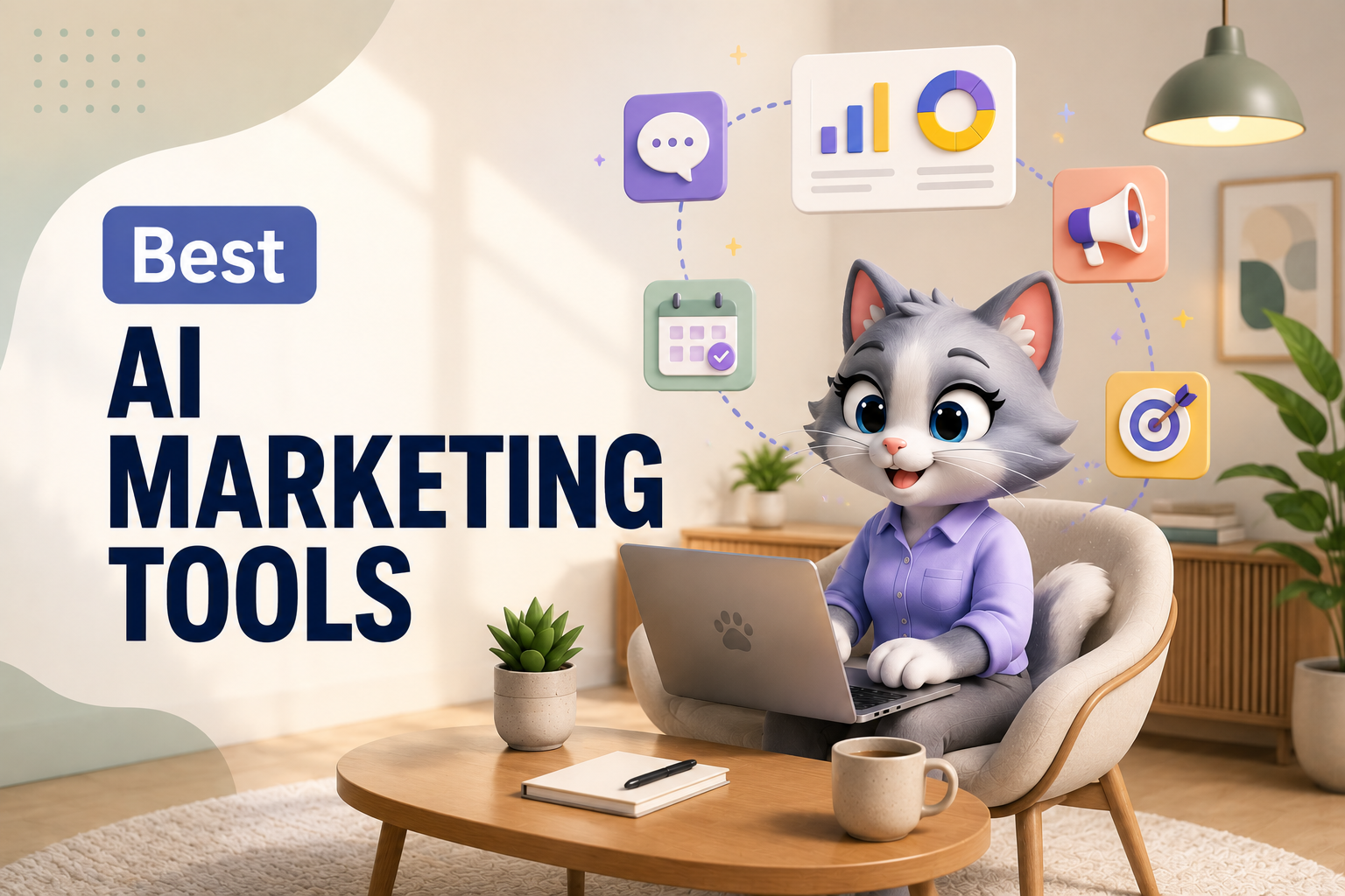 Melhores Ferramentas de Marketing com IA para Criar Conteúdo, Gerir Redes Sociais e Automatizar Campanhas