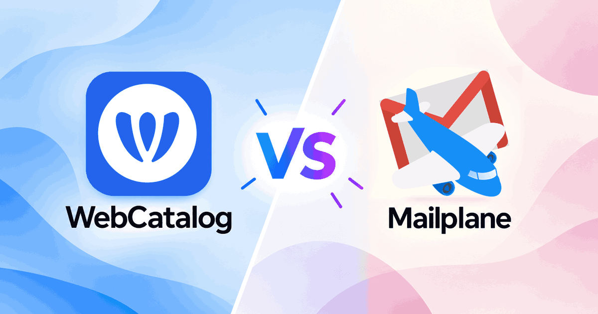 WebCatalog Desktop เทียบกับ Mailplane