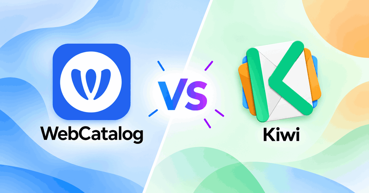 WebCatalog Desktop เทียบกับ Kiwi for Gmail