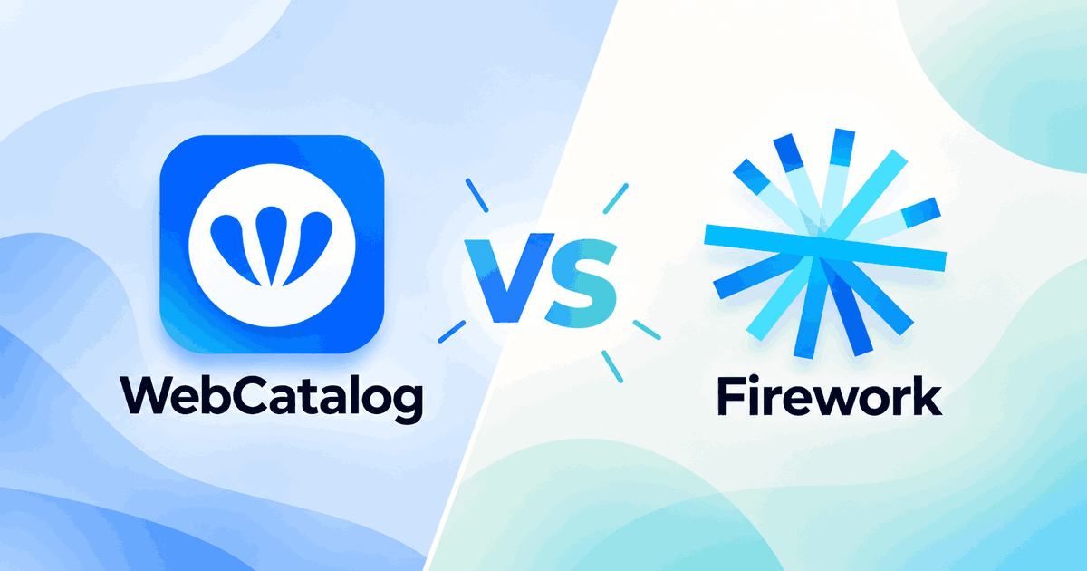 WebCatalog Desktop frente a Firework de Startpack