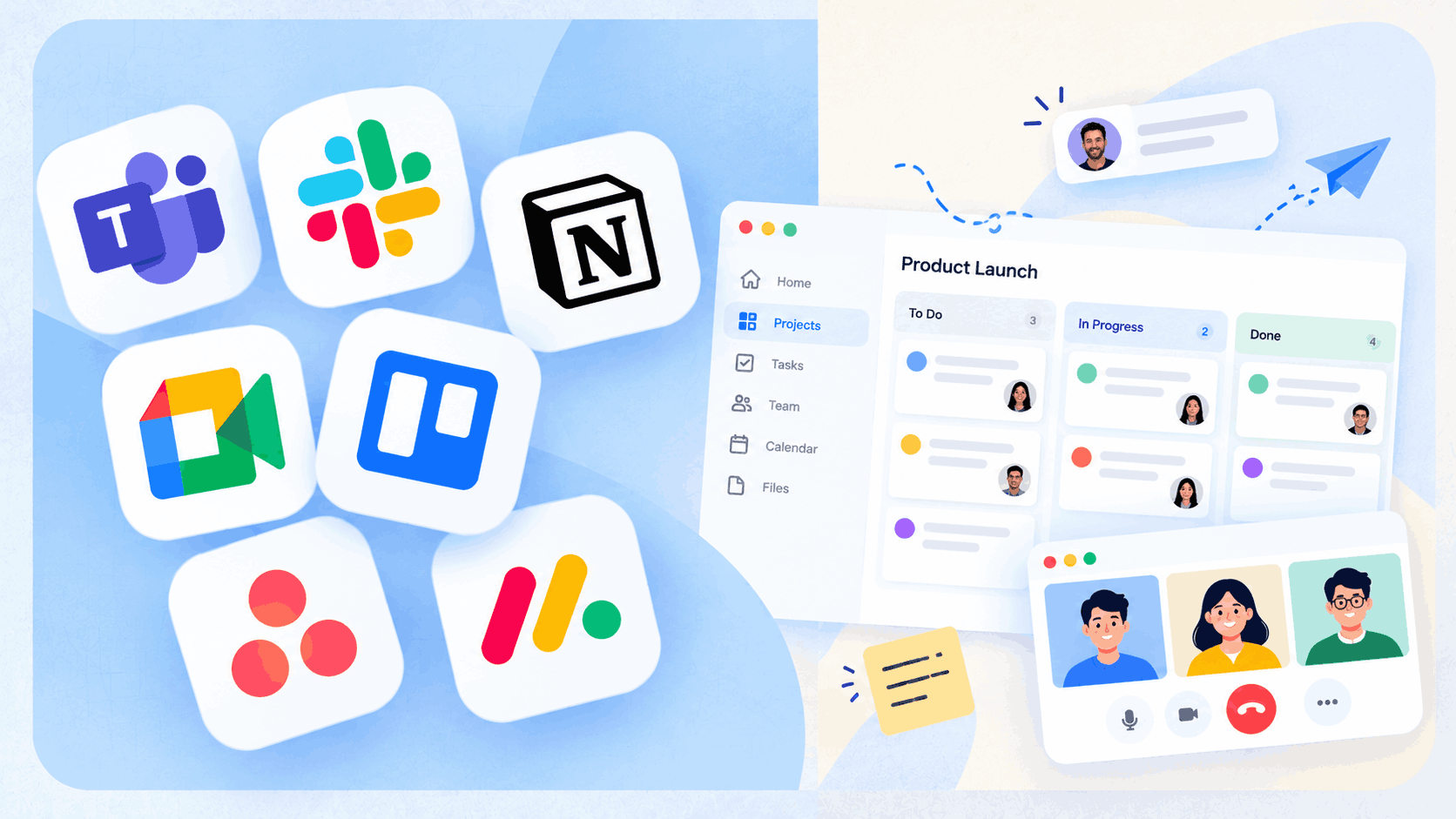 De 7 bedste apps til teamsamarbejde