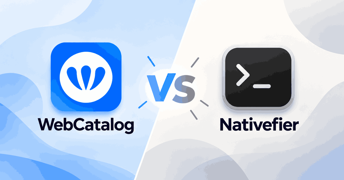 WebCatalog Desktop frente a Nativefier