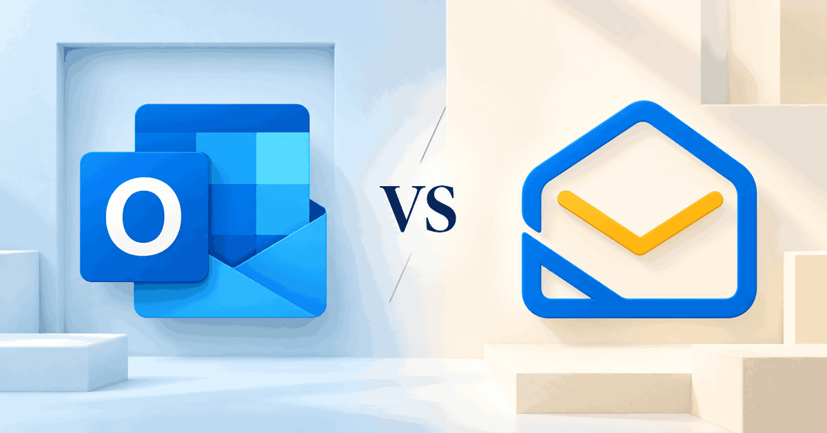 Outlook contro Zoho Mail