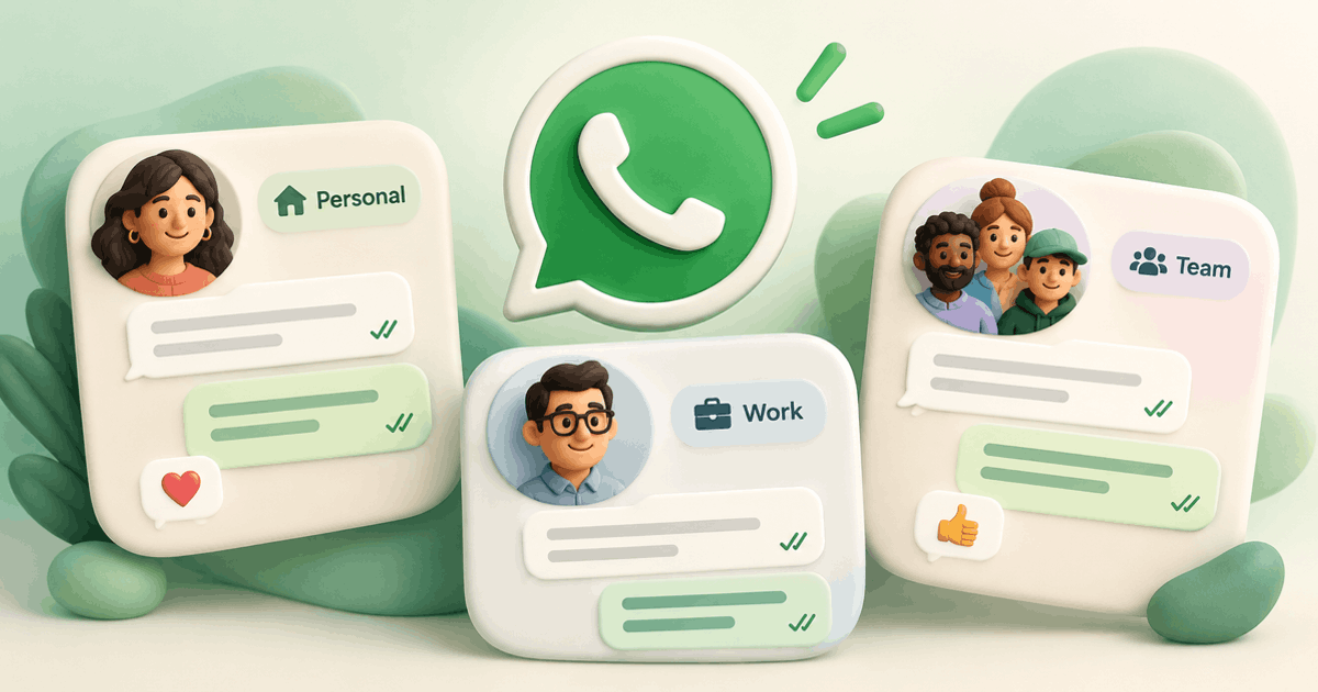 Come gestire più account WhatsApp