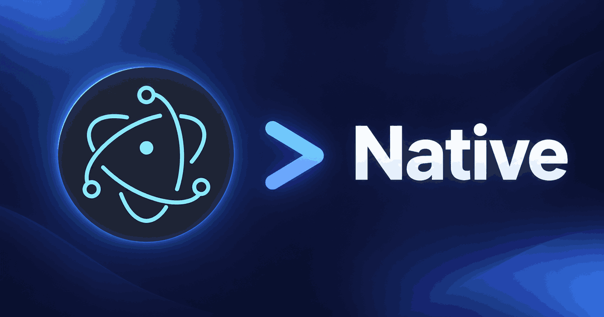 Por que o Electron costuma ser melhor do que o desenvolvimento de aplicativos nativos para desktop