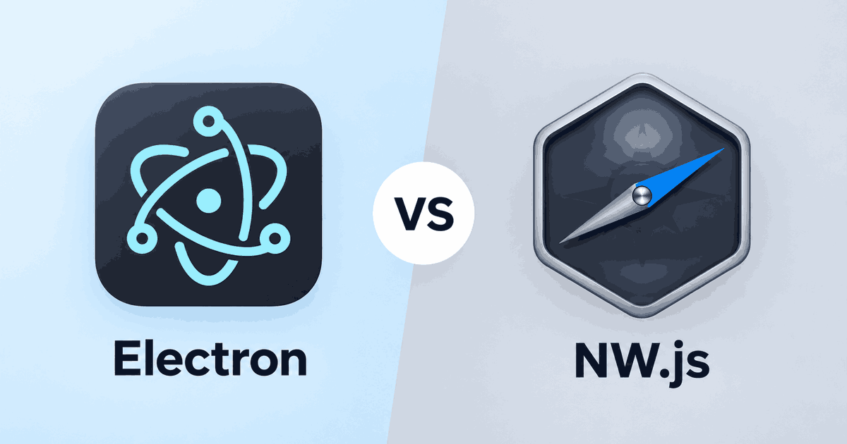 Electron vs. NW.js: 주요 차이점과 장단점
