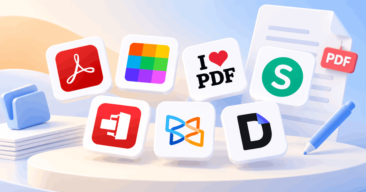 De 7 beste pdf-editorapps