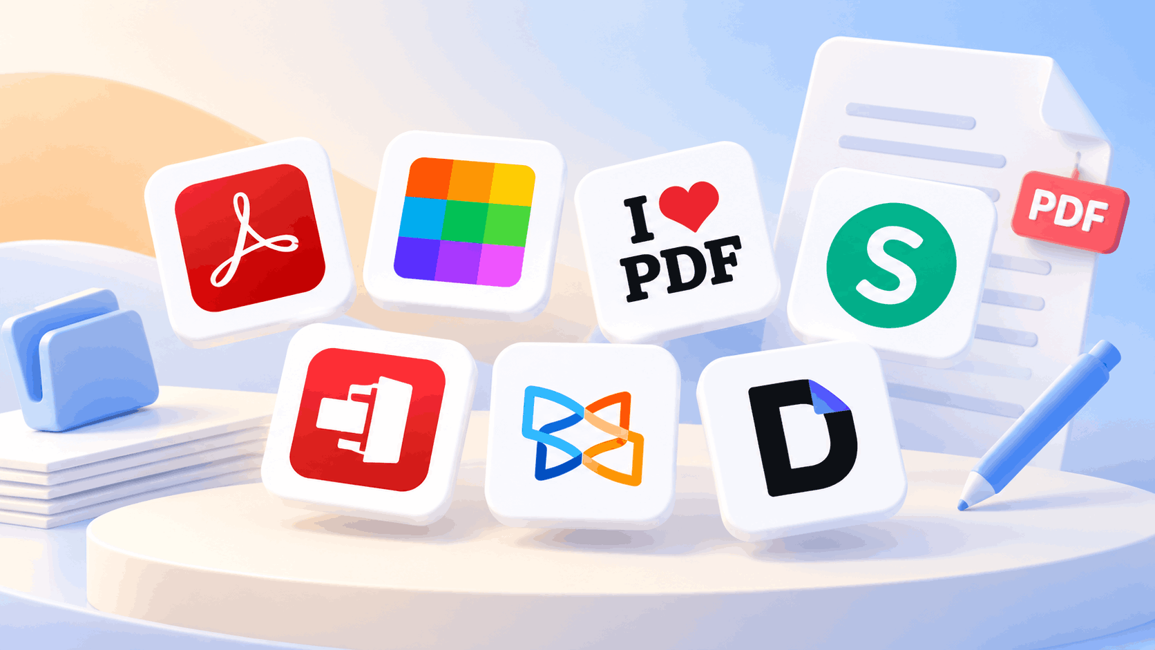 De 7 beste pdf-editorapps