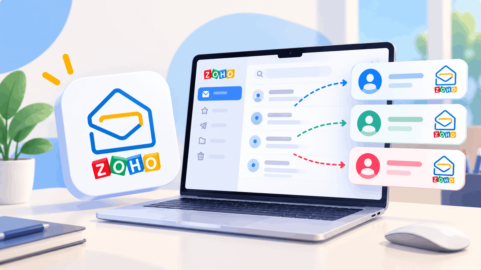 Cum să gestionezi mai multe conturi Zoho Mail