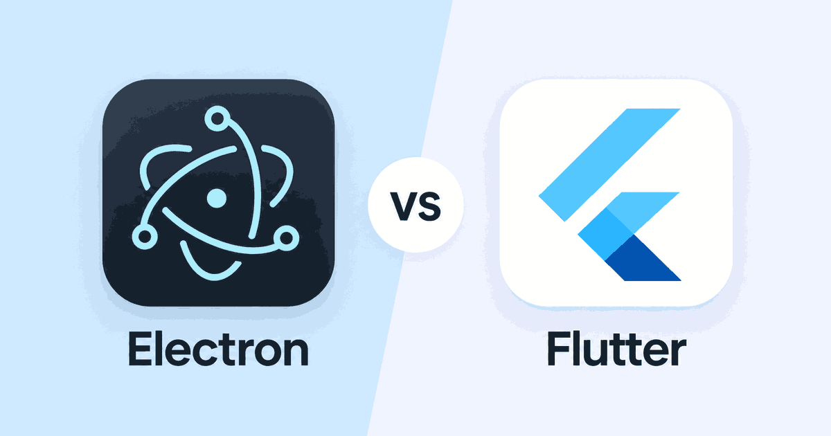 Electron vs. Flutter: 주요 차이점과 장단점