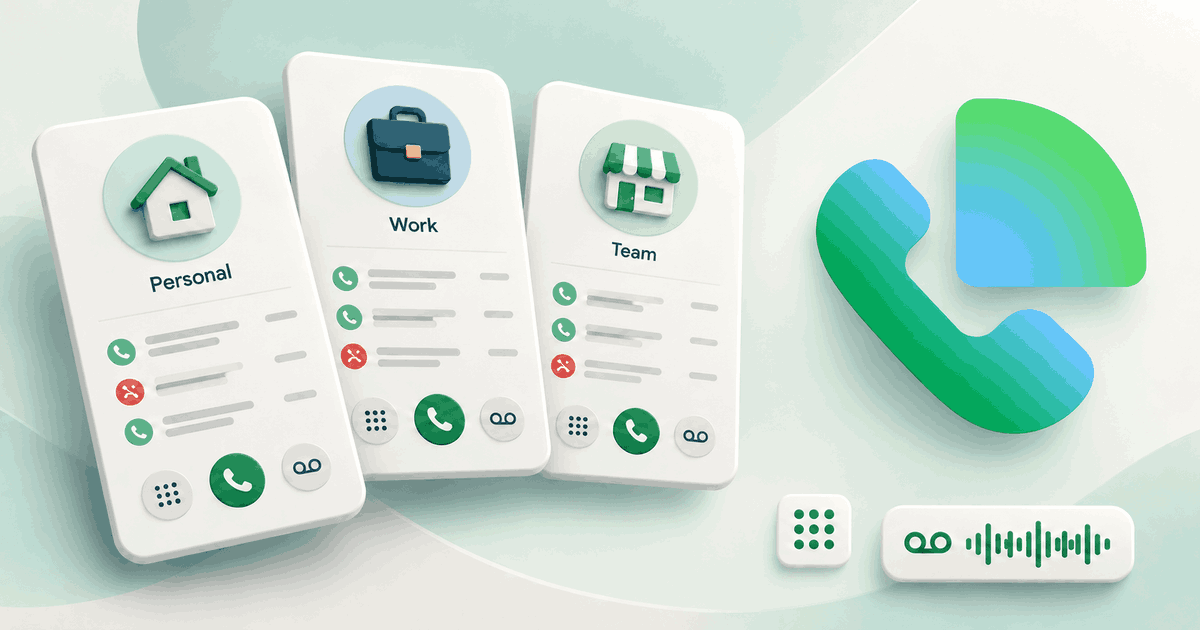 Как управлять несколькими аккаунтами Google Voice для рабочих и личных звонков
