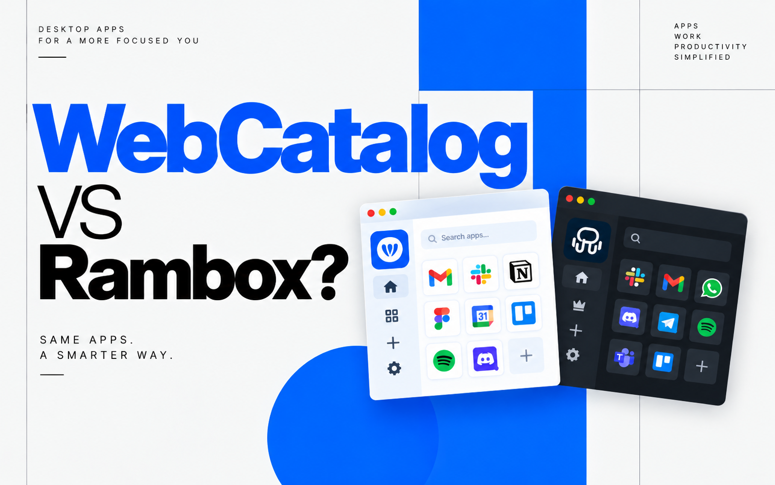 WebCatalog vs Rambox?