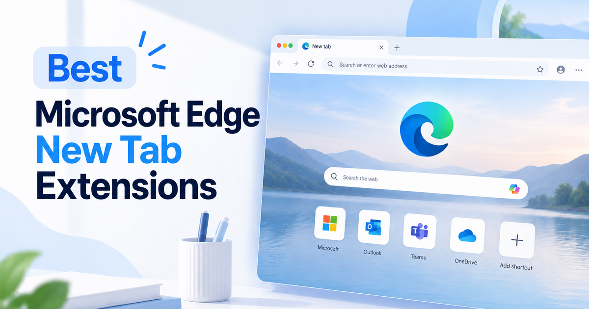 最佳 Microsoft Edge 新标签页扩展