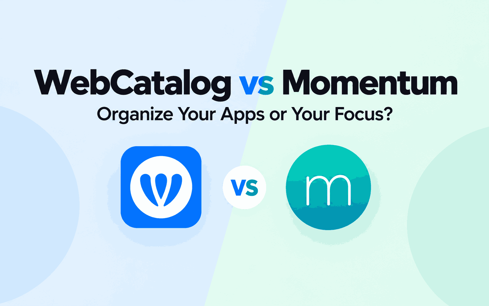 WebCatalog New Tab vs. Momentum