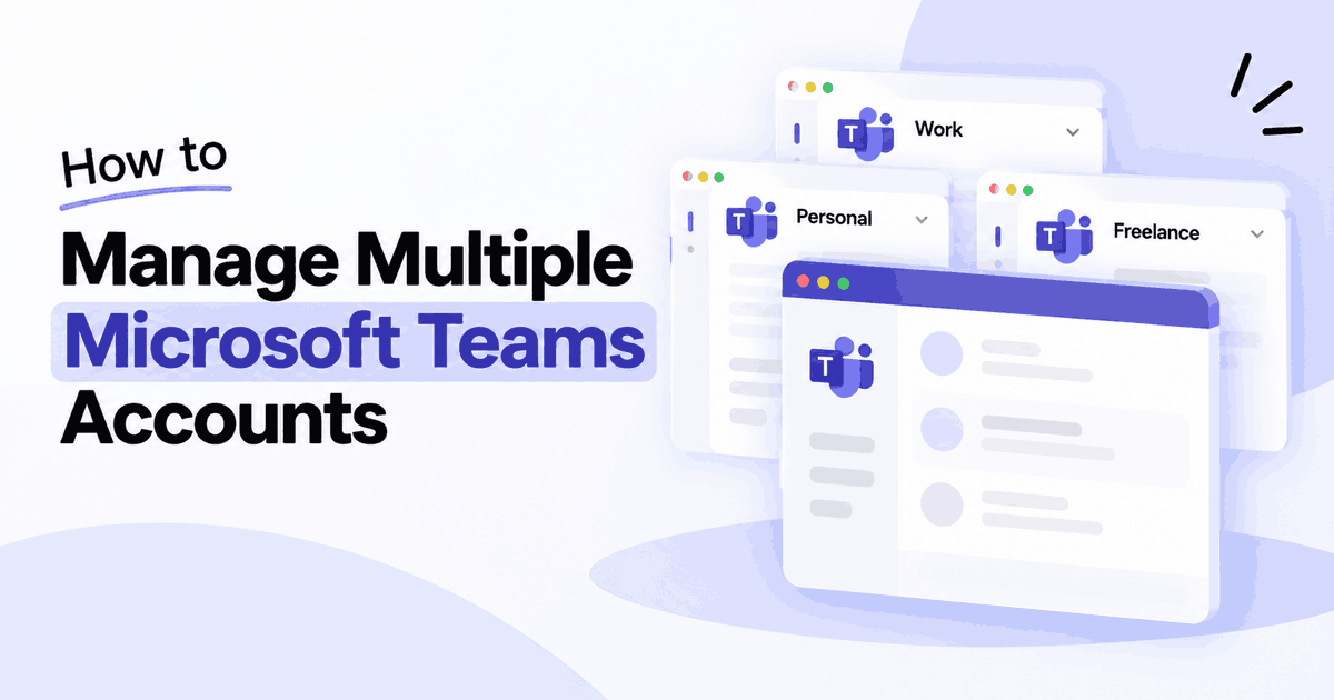 Як керувати кількома обліковими записами Microsoft Teams