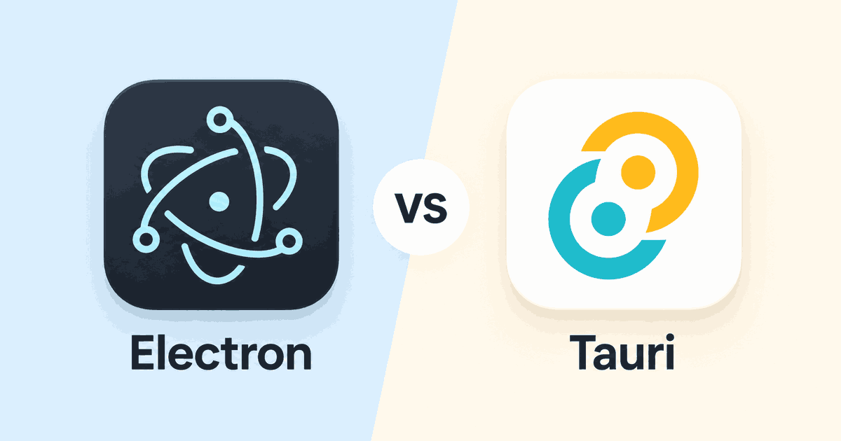 Electron vs. Tauri: 데스크톱 앱 개발에 어느 쪽이 더 좋을까?