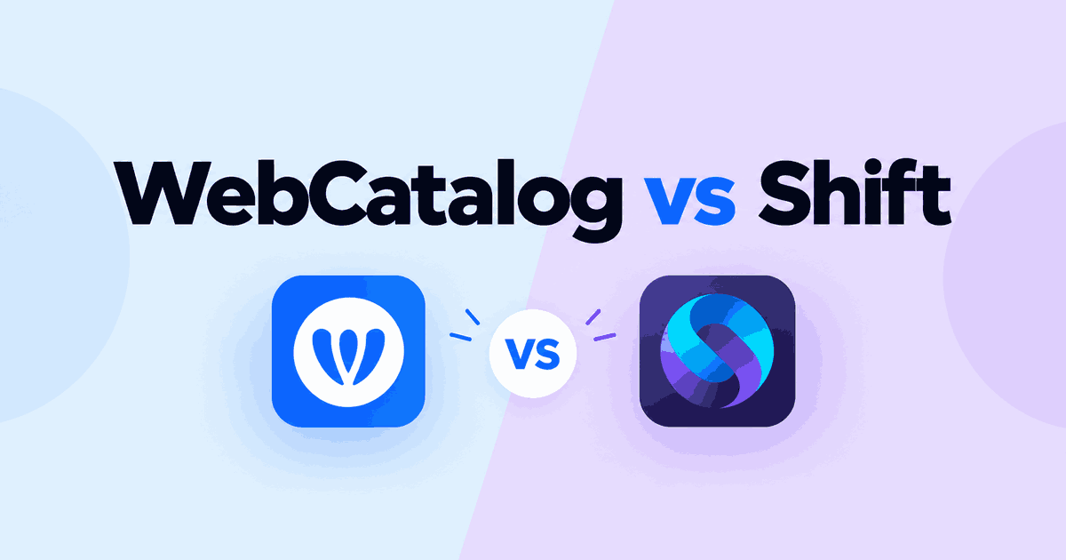WebCatalog vs. Shift