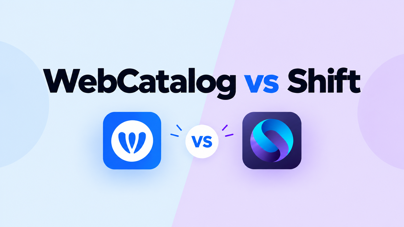 WebCatalog έναντι Shift