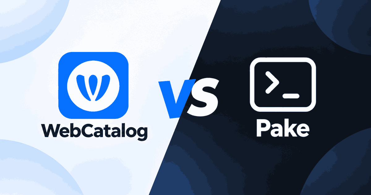 WebCatalog vs. Pake