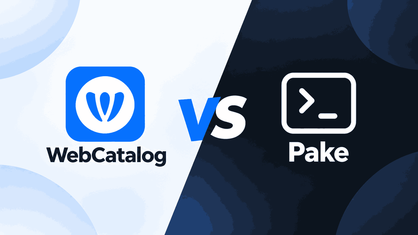 WebCatalog vs. Pake