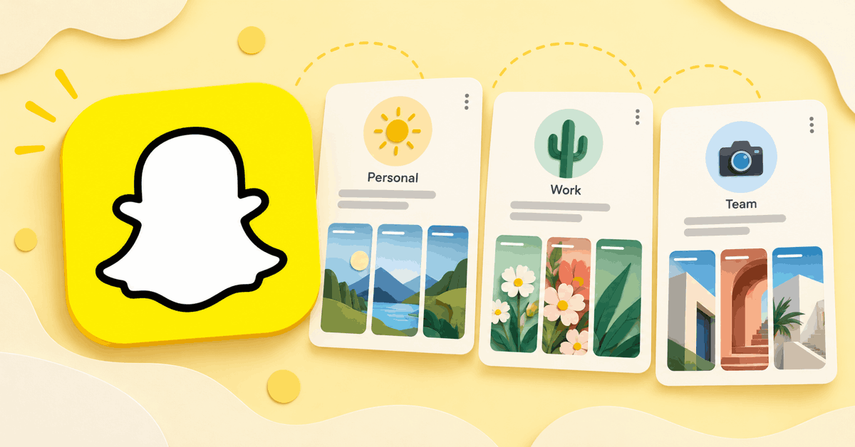 Cara Mengurus Berbilang Akaun Snapchat