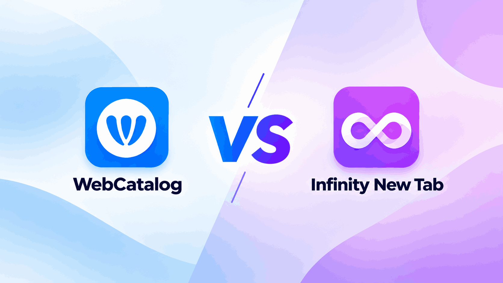 WebCatalog New Tab vs. Infinity New Tab