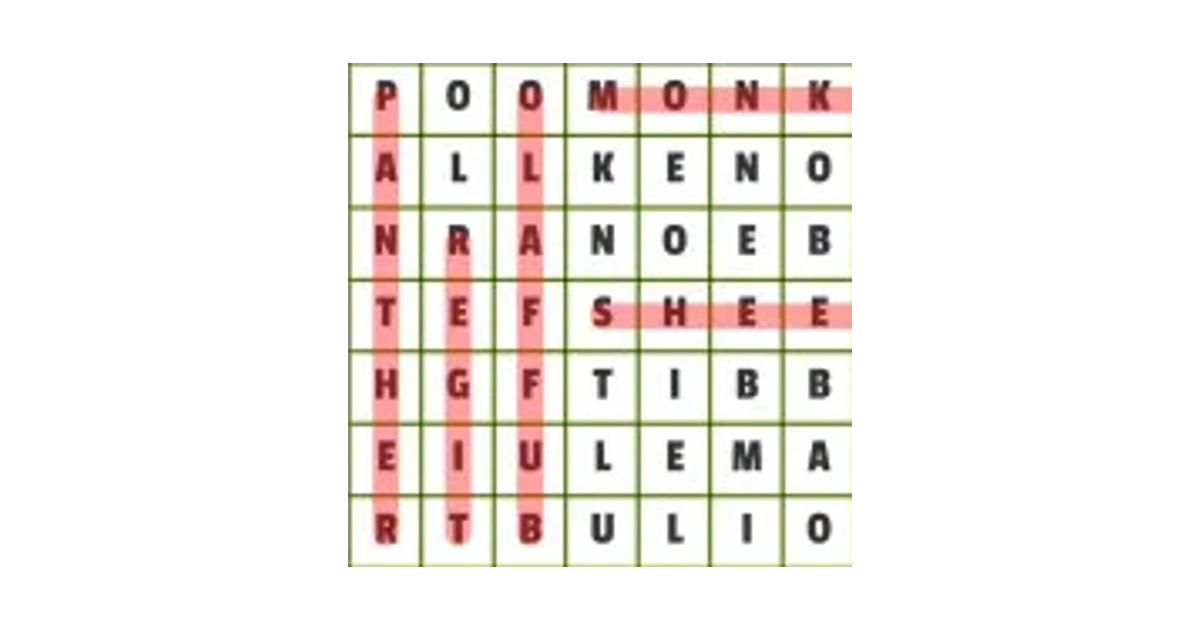Animals Word Search - Game for Mac, Windows (PC) - WebCatalog
