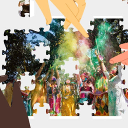 Puzzle Party - Holi