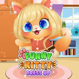 Funny Kitty Dressup - Jogo para Mac, Windows (PC), Linux