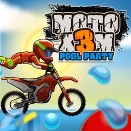 Moto X3M 5 Pool Party Level 14 