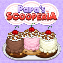 Papa's Scooperia - Free Online Game - Play now