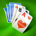 Stack the cards from Ace to King in Poki Klondike Solitaire