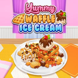 Yummy Waffle Ice Cream