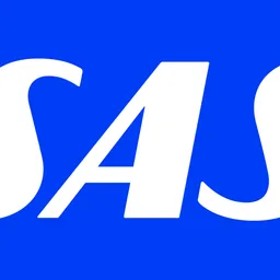 Ikon med logotyp för SAS - Scandinavian Airlines System